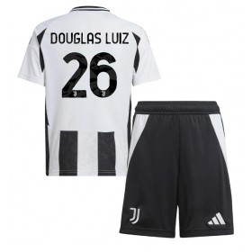 Juventus Douglas Luiz #26 Hemmakläder Barn 2024-25 Kortärmad (+ Korta byxor)